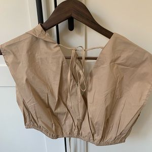 Forever21 crop top in beige